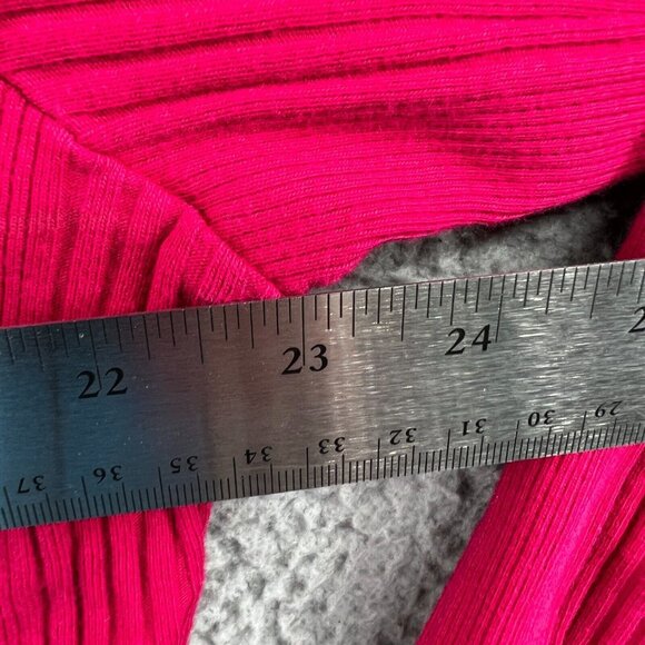 Lands End Womens Top 18/20 Red 100% Cotton Long‎ Sleeve Henley Pullover Shirt - Picture 10 of 12